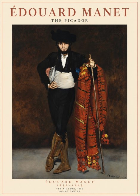 Édouard Manet The Picador No1 - Plakat