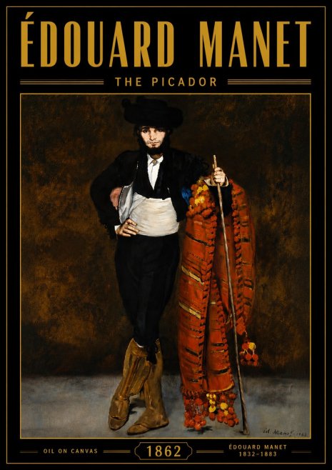 Édouard Manet The Picador No6 - Plakat