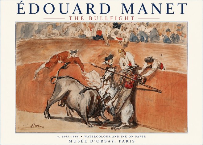 Édouard Manet The Bullfight I No3 - Plakat