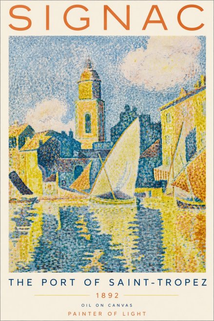 Signac The Port of Saint-tropez No4 - Plakat