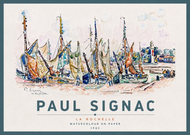 Signac La Rochelle I No4 - Plakat