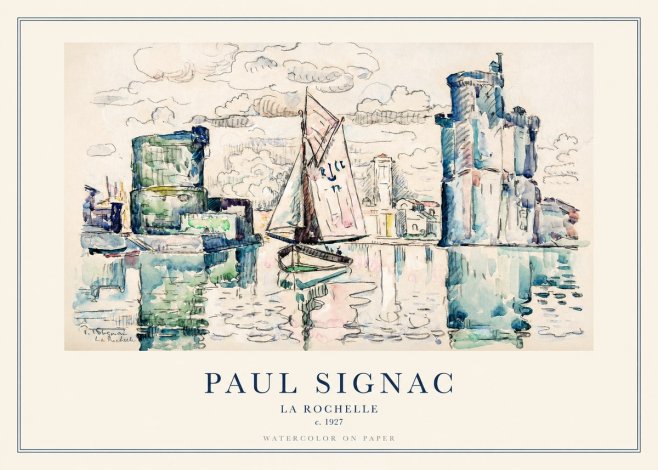 Signac La Rochelle II No1 - Plakat