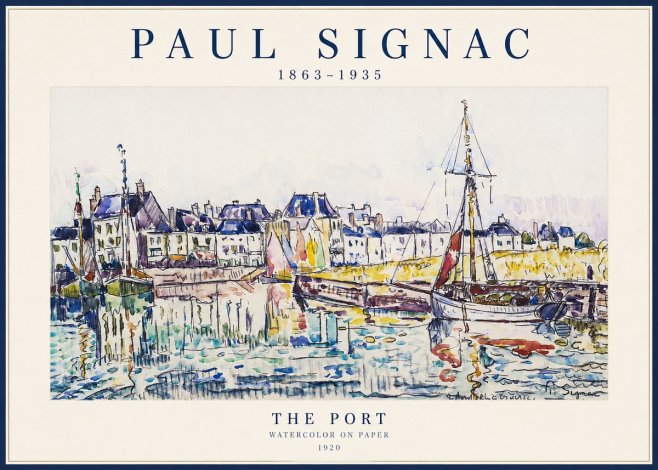 Signac The Port I No2 - Plakat