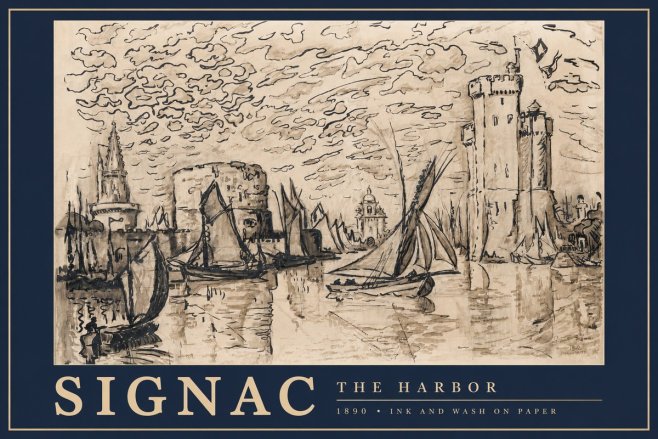 Signac The Harbor II No3 - Plakat