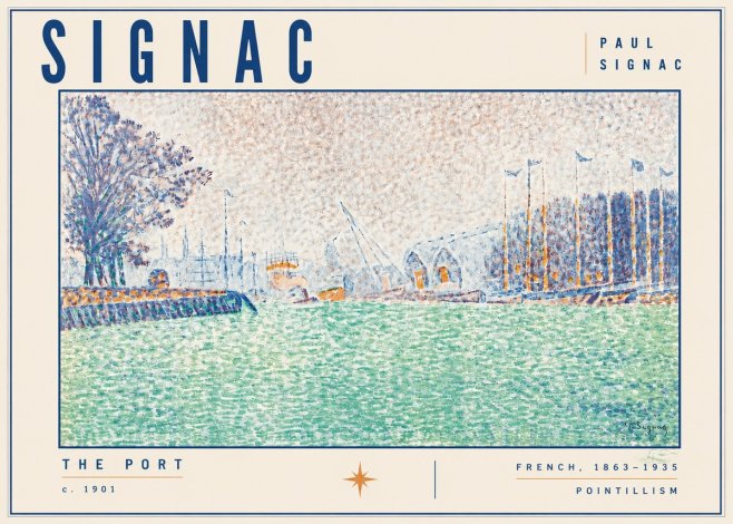 Signac The Port II No3 - Plakat