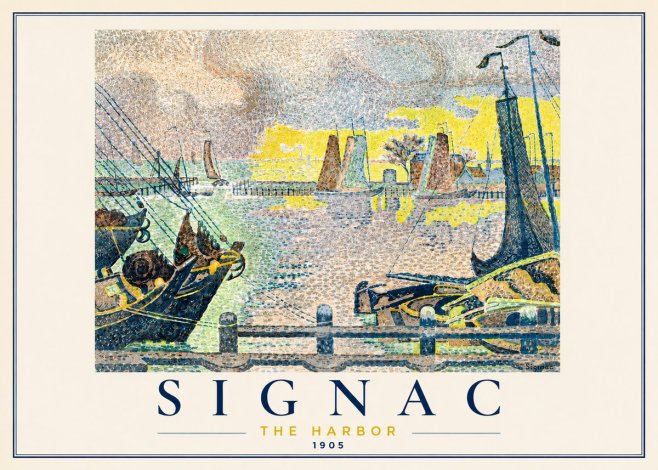 Signac The Harbor III No3 - Plakat