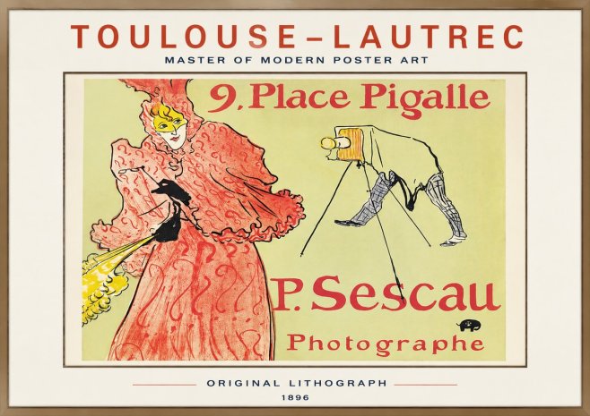 Toulouse-Lautrec 9. Place Pigalle No1 - Plakat