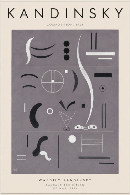 Kandinsky Composition I No3 - Plakat