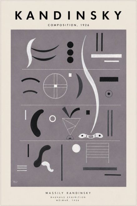 Kandinsky Composition I No6 - Plakat
