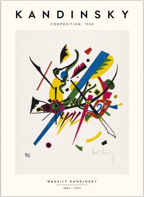 Kandinsky Composition, 1920 No1 - Plakat