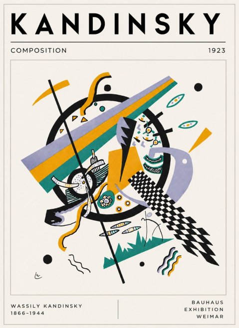 Kandinsky Composition III No3 - Plakat