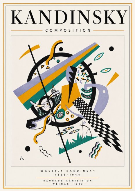 Kandinsky Composition III No4 - Plakat