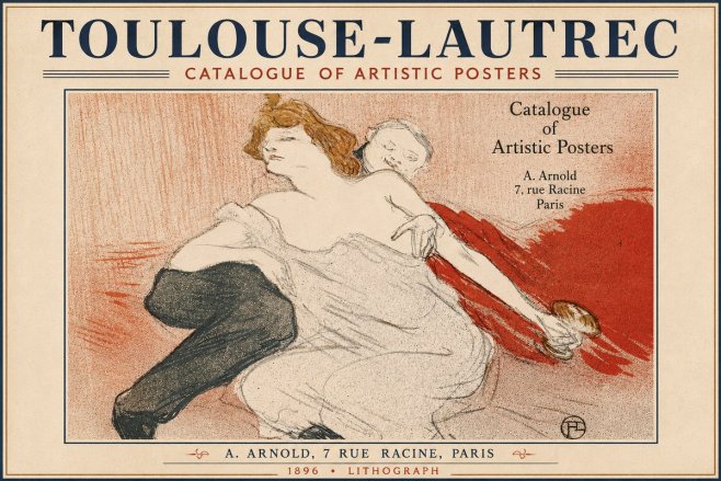 Toulouse-Lautrec Catalogue of Artistic Posters No5 - Plakat