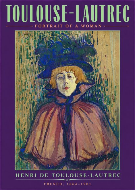 Toulouse-Lautrec Portrait of a Woman I No4 - Plakat