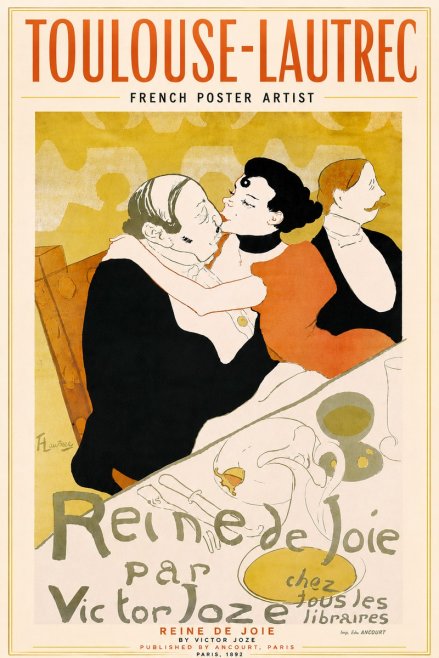 Toulouse-Lautrec Reine De Joie I No5 - Plakat