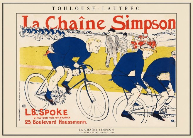 Toulouse-Lautrec La Chaîne Simpson No1 - Plakat