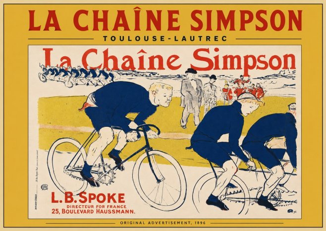 Toulouse-Lautrec La Chaîne Simpson No3 - Plakat