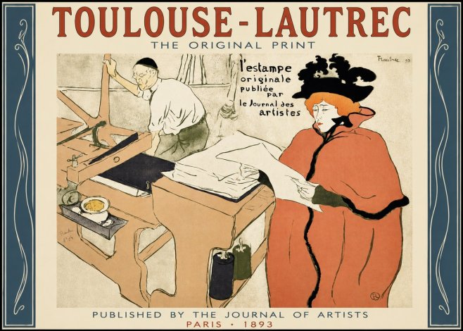 Toulouse-Lautrec L'estampe Originale No2 - Plakat