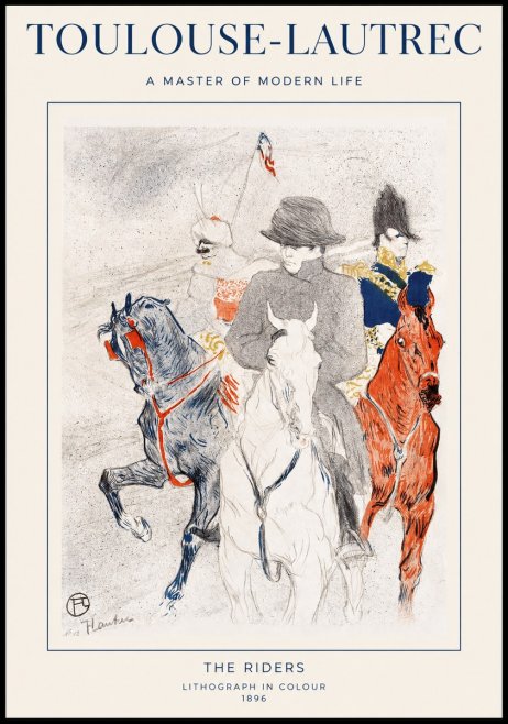 Toulouse-Lautrec The Riders No1 - Plakat
