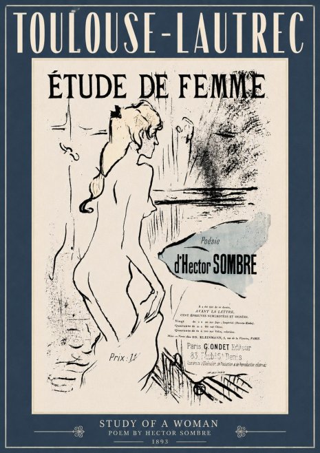 Toulouse-Lautrec Étude De Femme No4 - Plakat