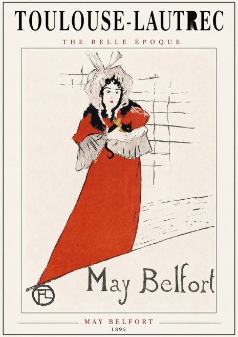 Toulouse-Lautrec May Belfort No2 - Plakat