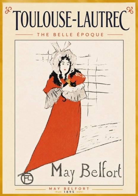Toulouse-Lautrec May Belfort No5 - Plakat