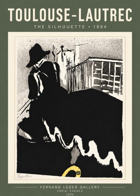 Toulouse-Lautrec The Silhouette No4 - Plakat