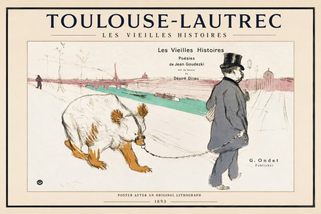 Toulouse-Lautrec Les Vieilles Histoires I No1 - Plakat