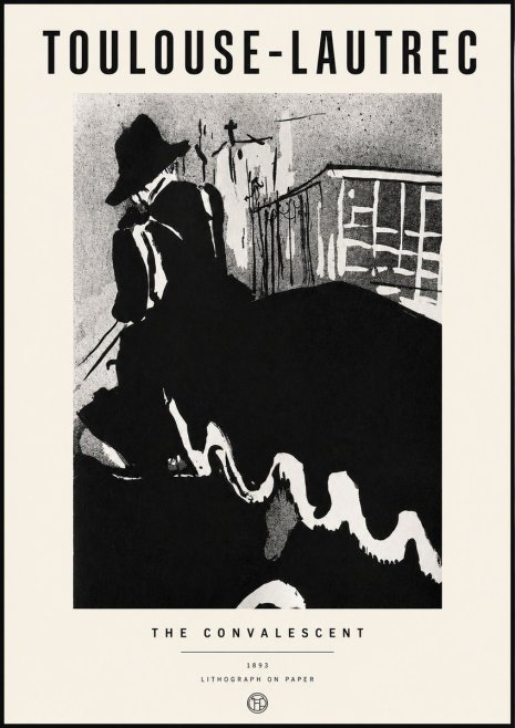 Toulouse-Lautrec The Convalescent No3 - Plakat