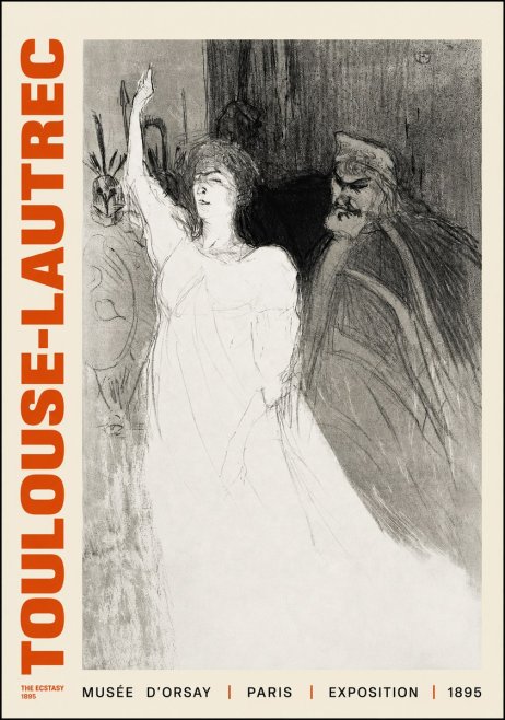 Toulouse-Lautrec The Ecstasy No2 - Plakat