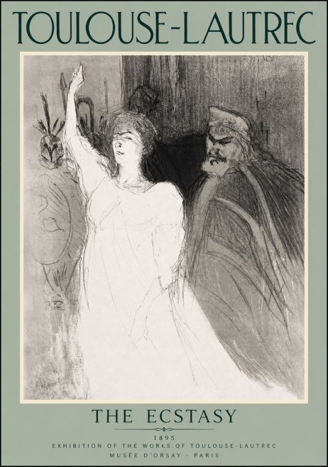 Toulouse-Lautrec The Ecstasy No3 - Plakat
