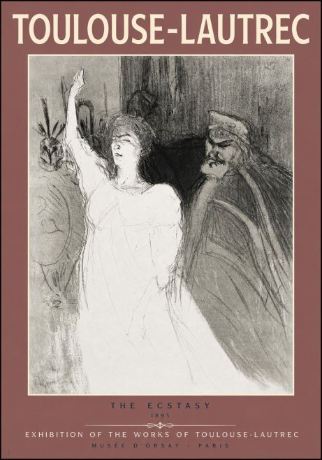 Toulouse-Lautrec The Ecstasy No5 - Plakat
