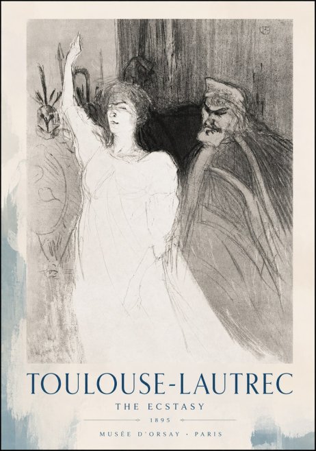 Toulouse-Lautrec The Ecstasy No6 - Plakat