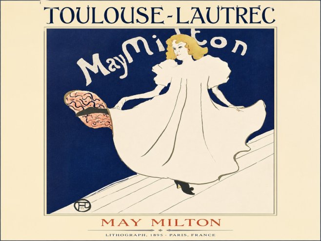 Toulouse-Lautrec May Milton No3 - Plakat