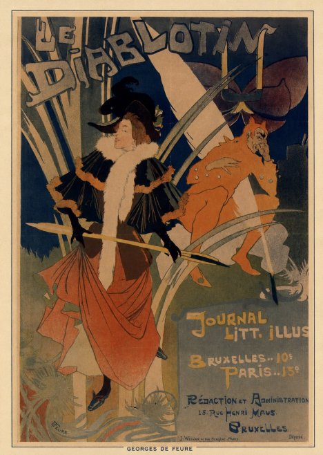 Georges de Feure Le Diablotin I No6 - Plakat