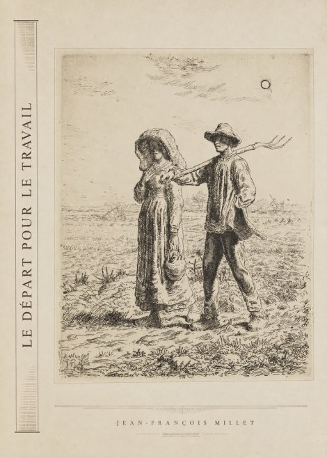Jean-François Millet Le Départ Pour Le Travail II No2 - Plakat