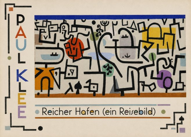 Paul Klee Reicher Hafen (Ein Reisebild) I No2 - Plakat