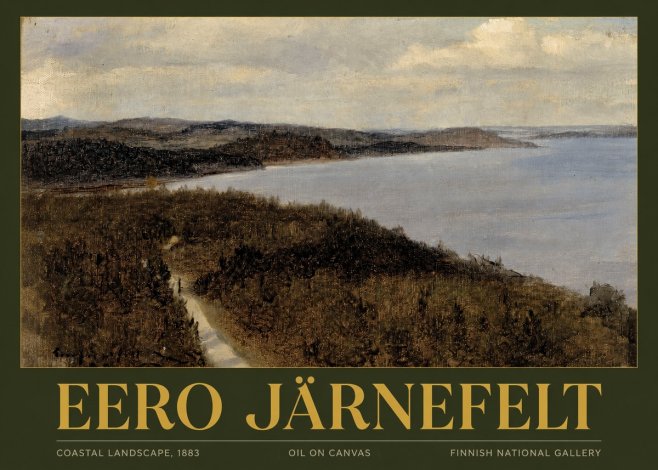 Eero Järnefelt Coastal Landscape, 1883 No2 - Plakat