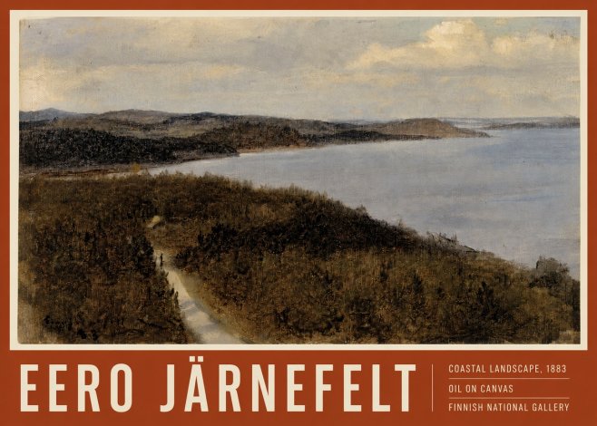 Eero Järnefelt Coastal Landscape, 1883 No4 - Plakat