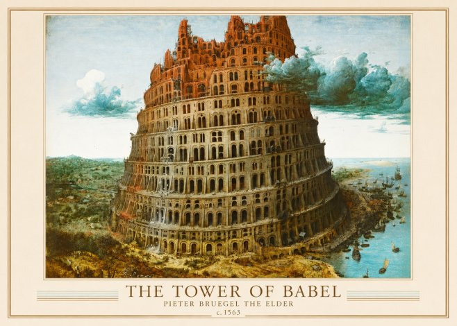 Pieter Bruegel The Tower of Babel III No1 - Plakat