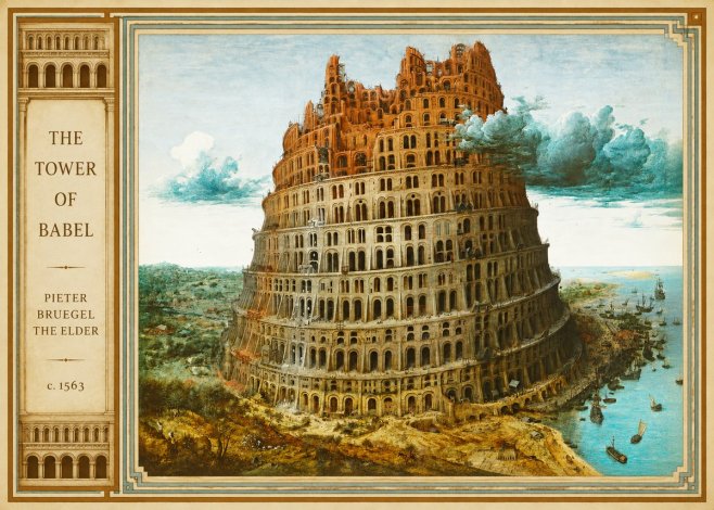 Pieter Bruegel The Tower of Babel III No2 - Plakat