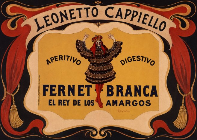 Leonetto Cappiello Fernet Branca No4 - Plakat