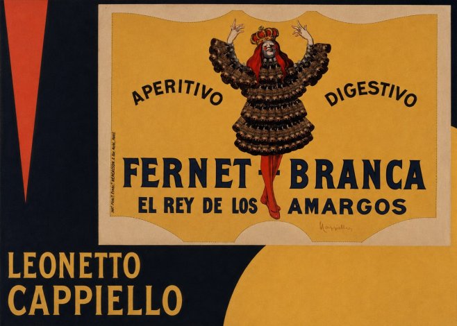 Leonetto Cappiello Fernet Branca No5 - Plakat