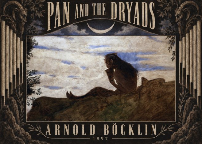 Arnold Böcklin Pan and the Dryads No6 - Plakat