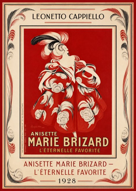 Leonetto Cappiello Ansette Marie Brizard - L'éternelle Favorite No1 - Plakat