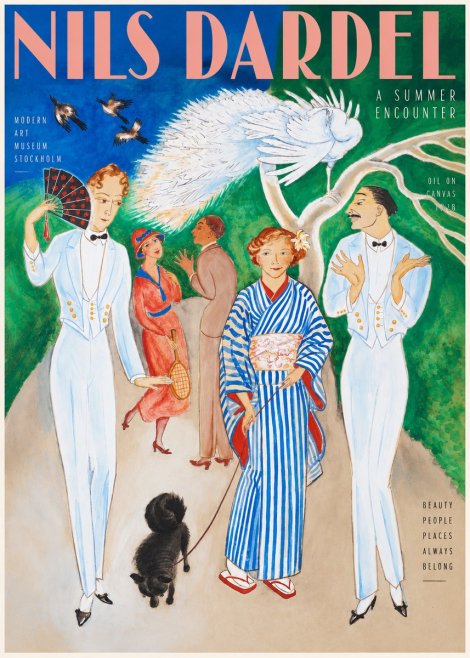 Nils Dardel A Brighter World No3 - Plakat