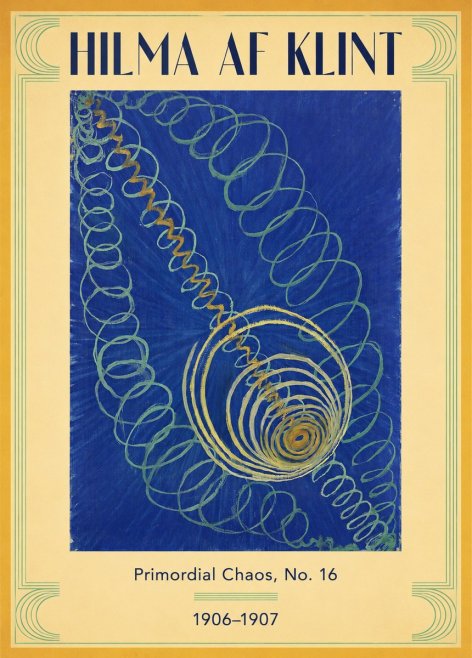 Hilma af Klint Primordial Chaos, No. 16 No3 - Plakat