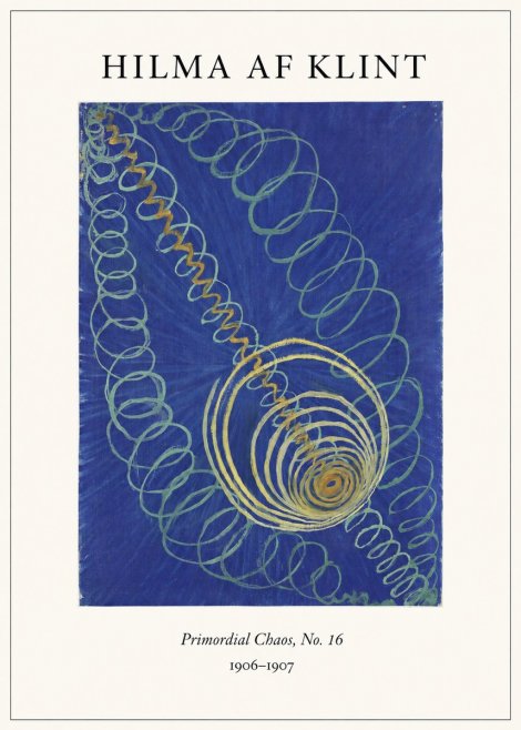 Hilma af Klint Primordial Chaos, No. 16 No4 - Plakat