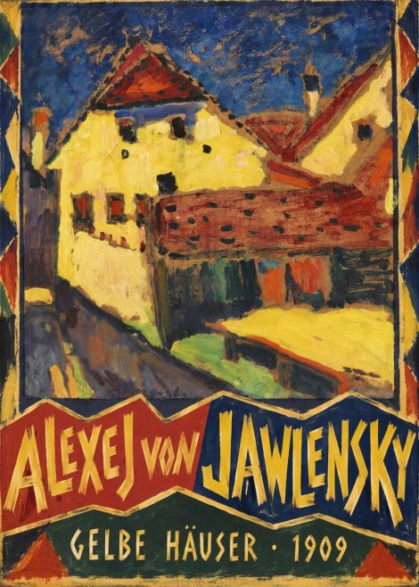 Alexej von Jawlensky Gelbe Häuser No5 - Plakat