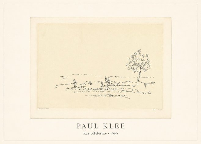 Paul Klee Kartoffelernte · 1909 No4 - Plakat